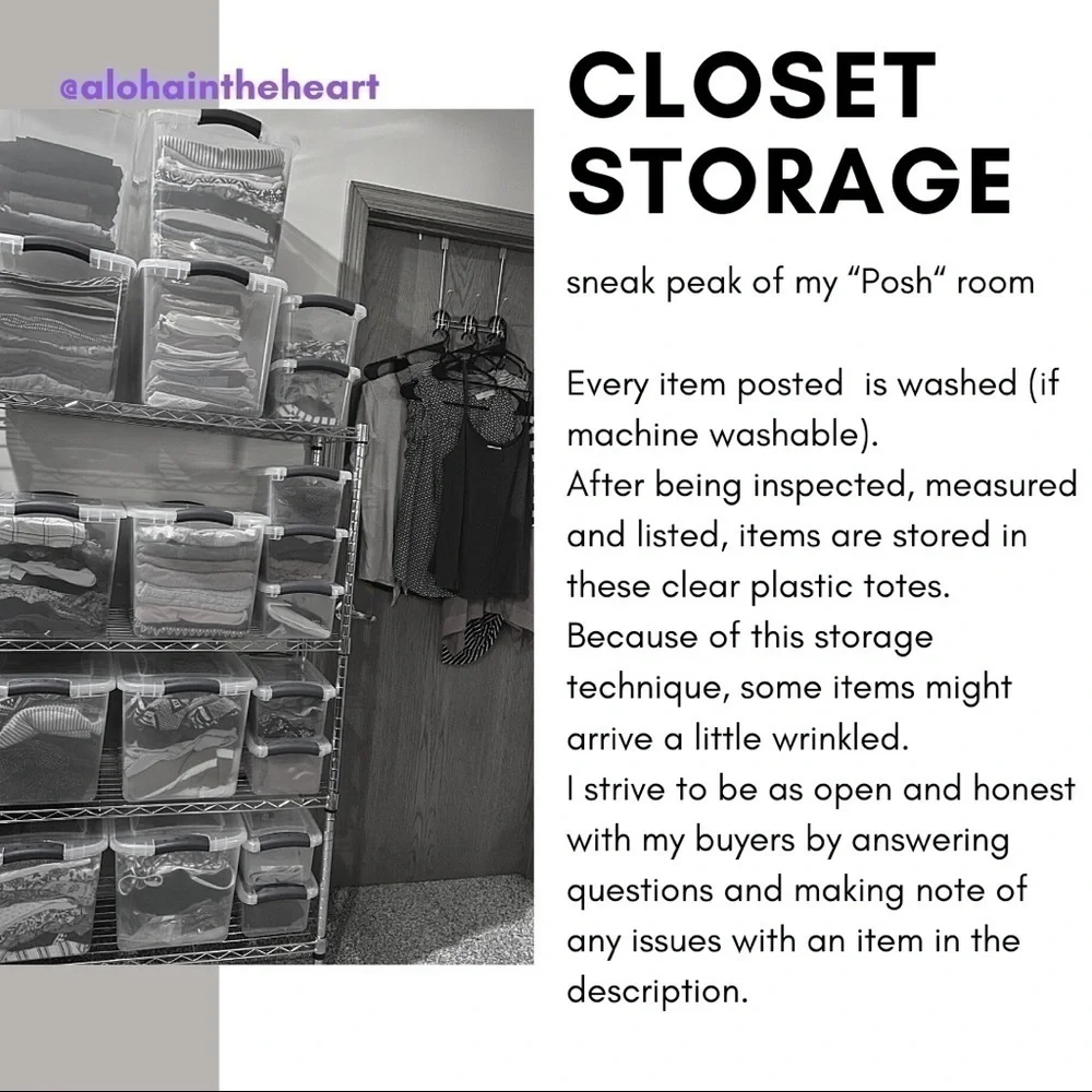 𝅺about my Closet 💜🖤 - Picture 3 of 3